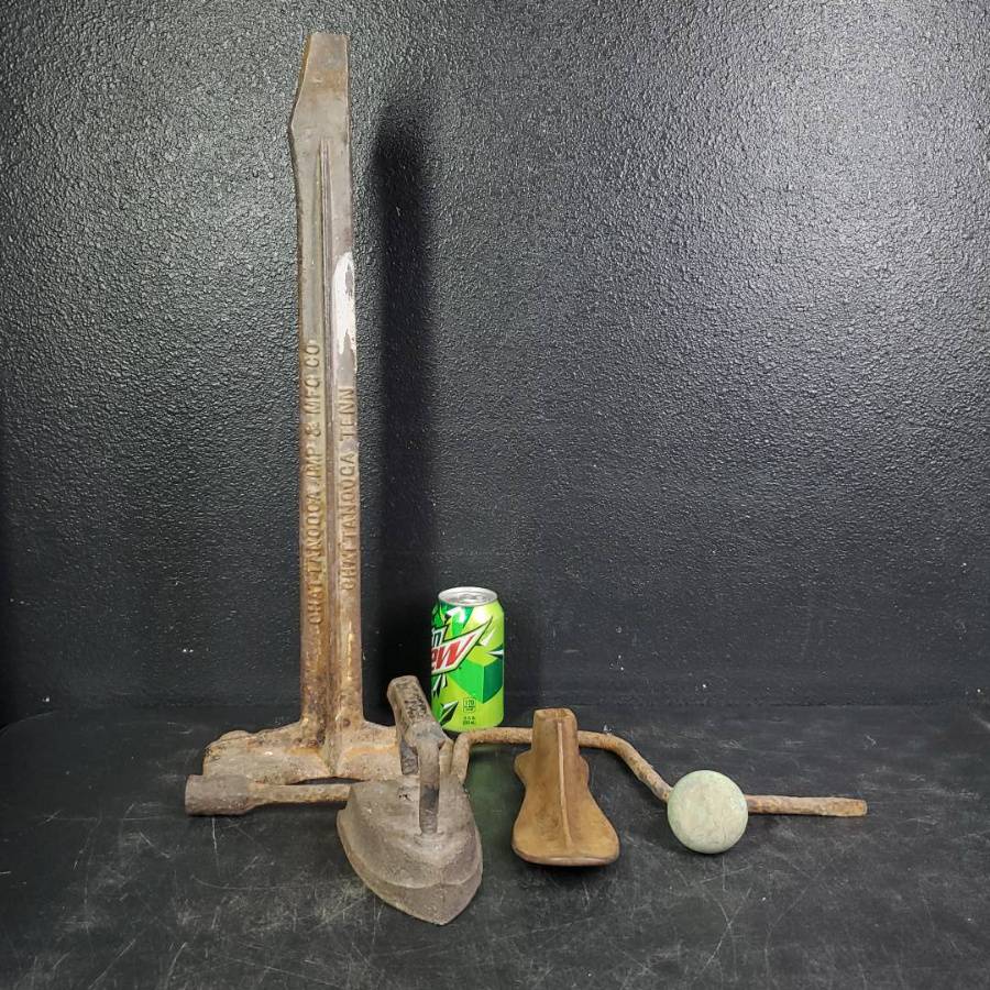 Rustic Tools Iron Shoe Mold Door Knob Auction YEAH New Mexico